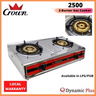 Crown 2500 Double Burners Table Top Gas Cooker