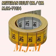 Meteran Kulit 2 Muka CM-CM/ Meteran Jahit Jerman Quality / meteran penjahit tailor  150CM M.J.M-7113