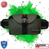 YAMAHA Waterproof 💦 Bikers "L" Size Waist Bag with Rain Cover.Beg Pinggang Motosikal Kalis Air 💦