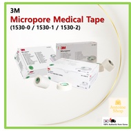 [3M] Micropore Medical Tape (1530-0 / 1530-1 / 1530-2), white