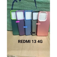 Softcase Casing REDMI 13 4G NEWS 2024 Case Silicone Hybrid IMD Matte Plate Hologram For VIVO -DA