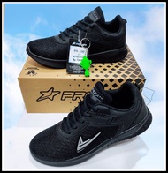 Sepatu Sneaker Pria Cowok Kekinian Hitam Polos Pro Att Pi 600 All Black Size 39 sd 43 Murah