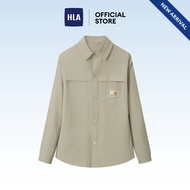 HLA Men's Collar Jacket Twill Jacquard Outerwear HWJAD1J053A53