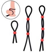 Forge Ahead IN stock Adjustable Rope Cock Rings Scrotum Ring Delay Ejaculation Cockring for Men