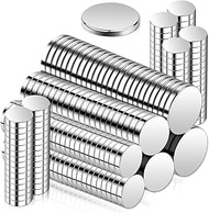 200 Pack Neodymium Magnets 6x2mm,100Pcs 8x2mm 50Pcs,10x2mm 30Pcs,15x2mm 20Pcs Strong Small Round Mag