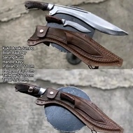 PISAU KUKRI SURVIVAL OUTDOOR BAHAN BAJA PER SEPUH khas Cibatu multifungsi untuk pemotong kayu bambu