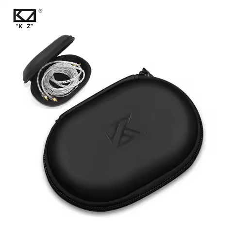 KZ Earphone Hard Case Bag Portable Storage Case Bag Box Ear With Logo ZST ZS10 PRO X EDX Pro AS24 DQ