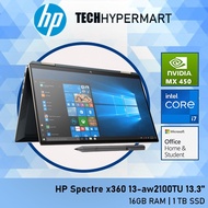HP Spectre x360 13-aw2100TU 13.3"Laptop/ Notebook (i7-1165G7, 16GB, 1TB, Intel® Iris® Xᵉ, W10H, Off 
