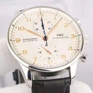 IWC/Portuguese stainless steel automatic mechanical men's watch: iw371446 Golden Needle