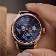 Aries Gold Urban Eternal L 1028 RG-BU Chronograph Quartz Blue Leather Women Watch