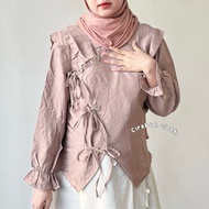 Cirebon Cloth - Rosetta Coquette Blouse Women's Blouse/