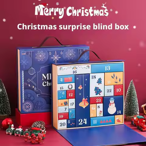 NEW 24pcs Empty Christmas Advent Calendar Boxes 24 Days Countdown To Xmas Gift Boxes 24 Days Christm