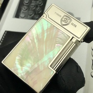 [S.T. Dupont] France Dupont Natural Shell Inlaid Inflatable Lighter Best Choice for Gifts