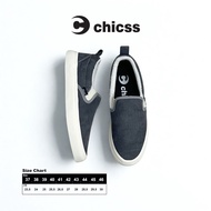Chicss Plain Dark Grey Slip-On Shoes - Men's and Women's Sneakers Slip On Shoes Men Slip On