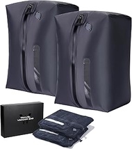 41L Vacuum Packing Cubes for Travel with Pump,Waterproof Travel compression bags for Suitcase, Lugga