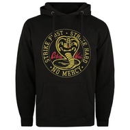 Cobra Kai Mens Hoodie Cobra Kai Logo Hooded Jumper Sweater S-2XL Official