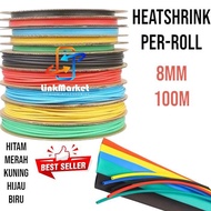 8MM BURNING HEATSHRINK TUBE 8MM PER ROLL