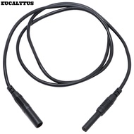 EUCALYTUSS 1/2pcs Meter Test Lead Extension, 100CM/ 39.37inch Silicone Male-to-Female Banana Plug, R