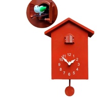 [AT] European-Style Creative Cuckoo Clock Decorative Hanging Clock for Living Room Wall-Mounted Clock Mute Quartz Clock