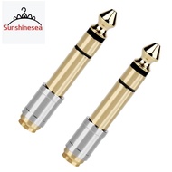 6.35mm to 3.5mm Converters 1/4 Inch Male 1/8 Inch Female 6.35 to 3.5 Jack Headphone Audio Adapter Co