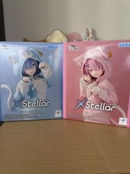 SEGA Re:Zero XStellar Rem Ram 貓耳連帽衫Figure 拉姆 雷姆