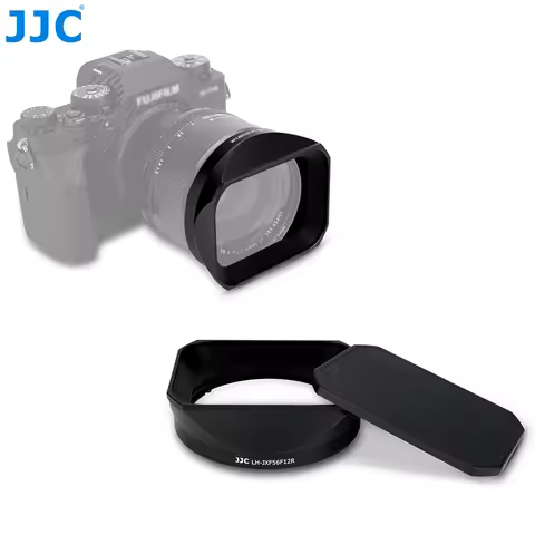 JJC XF 56mm F1.2 Metal Square Lens Hood Compatible with Fujifilm XF 56mm f/1.2 R WR Lens for Fujifil