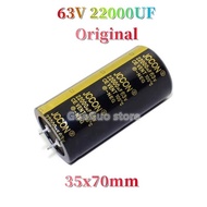 1pcs Original 63V 22000UF JCCON Black Gold Power Amplifier Audio Wire