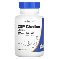 Citicoline CDP Choline Neuroprotective 300 mg 60 Capsules
