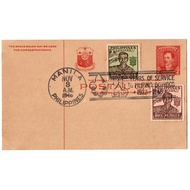 1948, October 31. Boy Scouts of the Philippines, Silver Jubilee Postcard ABC