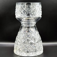 Vintage Crystal Glass Vase VASILEK USSR Olympic Games Moscow 1980