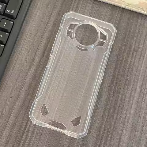 Case For Doogee S200 5G Black/ Transparent Phone Cover For Doogee S 200 Protective Shell Back Cases