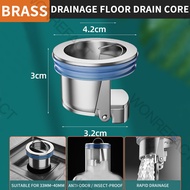 ท่อระบายน้ำที่พื้นทำจากทองเหลือง Core ป้องกันกลิ่นกันแมลงท่อระบายน้ำระบายน้ำได้อย่างรวดเร็วในห้องน้ำ