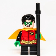 LEGO SH0091 DC Comics Super Heroes Batman 76013 Robin Minifigure - Green Hands, sh091