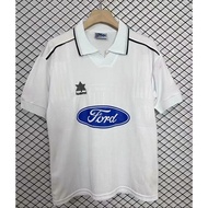 96-97 WL West Asia Home and Away White Retro Short-Sleeve Football Jersey