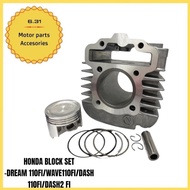 DREAM 110 Fi WAVE110 Fi  DASH 110 Fi WAVE110 57 DASH DASH 2 FI [ 57MM ] RACING BLOCK SET RACING BLOC
