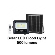 Ecolum by Firefly Solar LED Floodlight 400lm / 500lm Daylight IP65 With Remote Control Weatherproof 