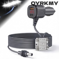 QYRKMY DC Power Converter, 12V/24V to 30V Digital Display Boost Power Converter, Durable 3.5A Max DC