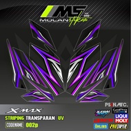 UNGU Decal Sticker Striping Transparent Variations Uv Xmax Connected Xmax New Xmax V2 Xmax Gen 2 Yam