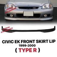CIVIC EK EK99 FRONT SKIRT LIP TYPE R LOOK  / PU 1999-2000 S21 / MUGEN / Skirting Bumper Bodykit