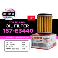 Hong Leong Yamaha - LC135 / Y15 / Y16 - Motorcycle Oil Filter Original Indonesia (1S7-E3440)