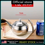 Teapot Coffee Tea Pot Kettle Teko Kopi with Filter Strainer - Cerek Air Dapur Polished Stainless Ste