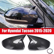 For Hyundai Tucson 2015-2020 2016 2017 2018 2019 Car Rear View Mirror Ox Horn Side Cover Trim Frame Sticker Caps Accessories