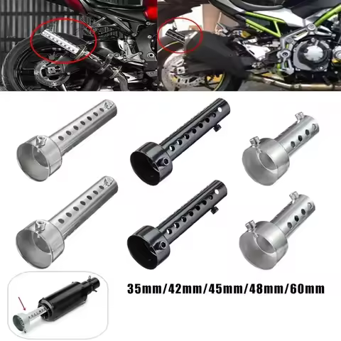 Universal Motorcycle 35mm 42mm 60mm DB Killer Exhaust Can Muffler Insert Baffle DB Killer Silencer S