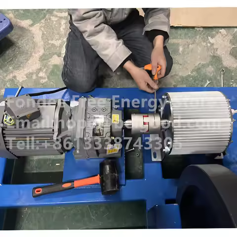 Low Noise Low RPM 50HZ 10KW-50KW 48V 96V 220V 380V 3Phase Motor Alternator Electric Permanent Magnet
