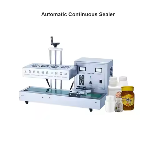 Desktop Automatic Continuous Sealer Electromagnetic Induction Sealing Machine Aluminum Foil Bottle C