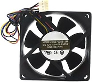 Replacement Cooling Fan for QNAP TS-269 Pro DS07025B12M P501K DC12V 0.4A