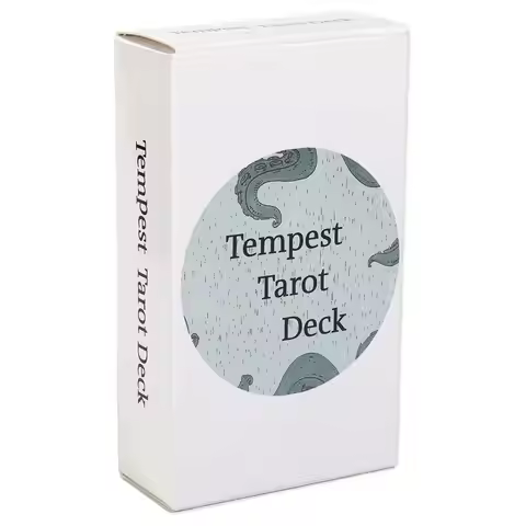 Tempest Tarot Deck Tarot Cards Divination Deck English Oracle Cards Board Playing INK Table Game For