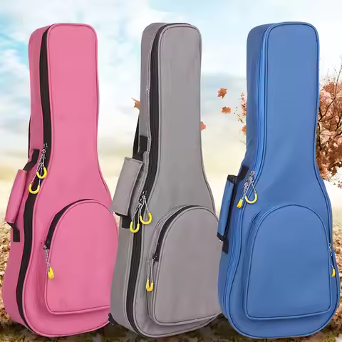 Miwayer Waterproof Ukulele Bag, 15MM Thick Sponge Padding, Dustproof Shockproof, Soft Case for Sopra