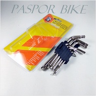 9 Pcs Short Torx Key Set
