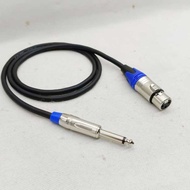 Akai 6.5 male to xlr female microphone cable 50cm-3 meters using l2t2s cable